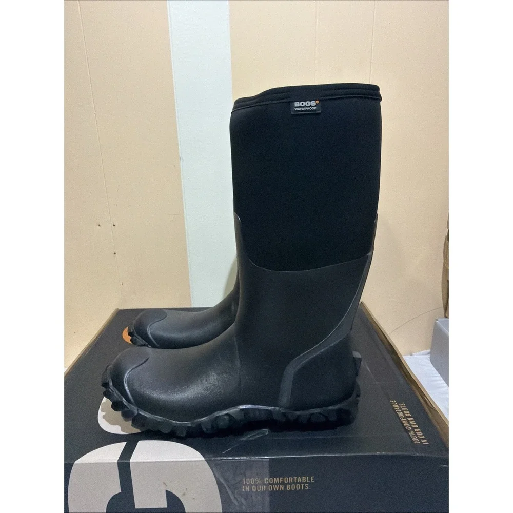 Bogs Outdoor Boots Mens Mesa Waterproof Insulated Slip Black Men's Size 14 M New